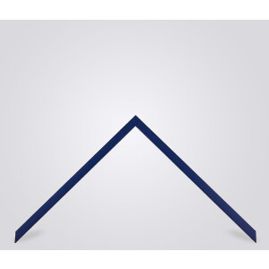 Walther Cornice in legno Valencia vetro trasparente blu 27x48 cm