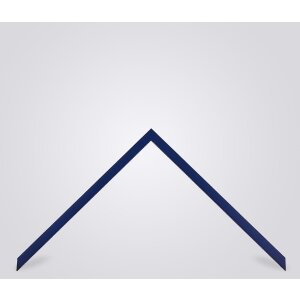 Walther cornice in legno Valencia vetro trasparente blu 60x60 cm