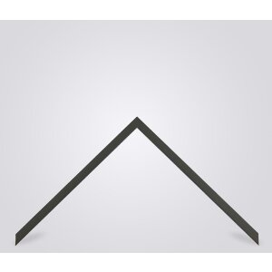 Walther cornice in legno Valencia vetro trasparente antracite 70x100 cm