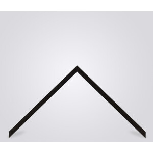 Walther Cornice in legno Valencia con vetro trasparente marrone scuro 24x30 cm