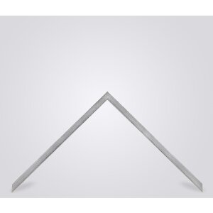 Walther cornice in legno Valencia vetro trasparente argento 45x80 cm