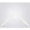 Walther Cornice in legno Granada Snow White 25x60 cm Vetro trasparente