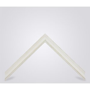 Walther Cornice in legno Granada bianco 10x15 cm vetro trasparente