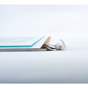 Walther Portafotografie senza cornice 30x30 cm con cornice a clip in vetro trasparente