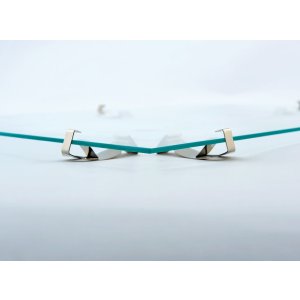 Walther Portafotografie senza cornice 30x30 cm con cornice a clip in vetro trasparente