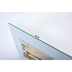 Walther Portafotografie senza cornice 30x30 cm con cornice a clip in vetro trasparente