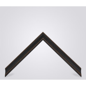 Walther cornice in legno Granada nero 40x50 cm vetro trasparente