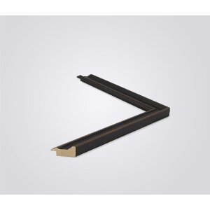 Walther cornice in legno Granada nero 60x80 cm vetro trasparente
