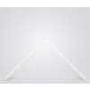 Walther Cornice in legno Alicante bianco vetro trasparente 30x30 cm