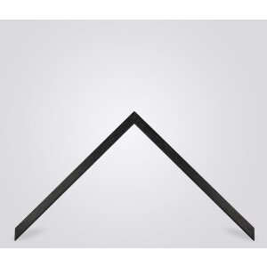 Walther cornice in legno Alicante nero vetro trasparente 10x10 cm