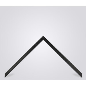 Walther cornice in legno Alicante nero vetro trasparente 40x50 cm