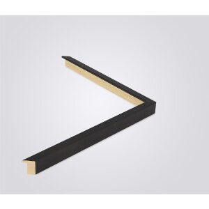 Walther Cornice in legno Alicante marrone scuro vetro trasparente 45x80 cm