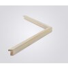 Walther Cornice in legno Alicante Crema Vetro Trasparente 60x60 cm