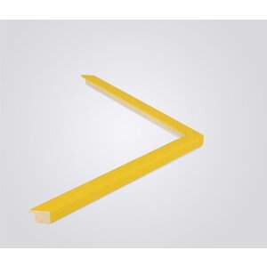 Walther Cornice in legno Barcellona 20x20 cm giallo vetro trasparente