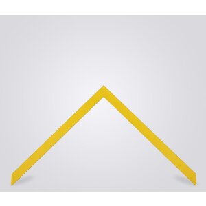 Telaio in legno Walther Barcelona 60x80 cm giallo vetro trasparente