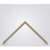 Walther Cornice in legno Barcellona 20x25 cm beige vetro trasparente