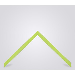 Walther Cornice di legno Barcellona 20x20 cm verde vetro trasparente