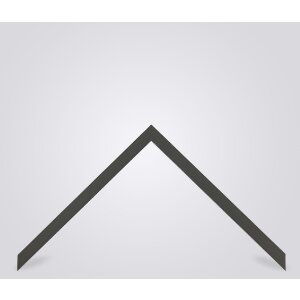 Walther cornice in legno Barcelona 13x13 cm antracite vetro trasparente