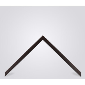 Walther Cornice in legno Barcellona 20x30 cm marrone scuro vetro trasparente