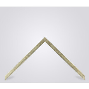 Walther Cornice in legno Barcellona 20x25 cm vetro trasparente champagne