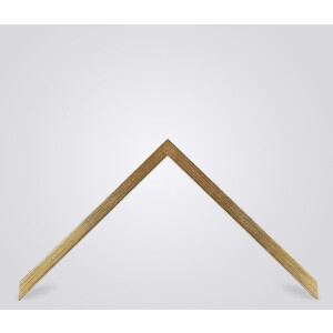 Walther cornice in legno Barcellona 50x50 cm oro vetro trasparente