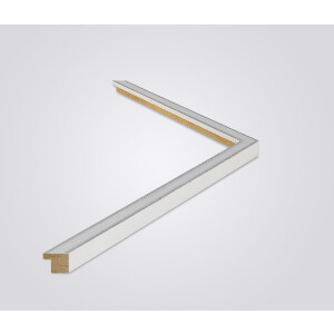 Walther Cornice in legno Barcellona 20x30 cm argento vetro trasparente