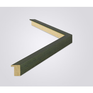 Walther Cornice in legno Madrid 15x20 cm verde vetro trasparente