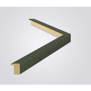 Walther Cornice in legno Madrid 40x40 cm verde vetro trasparente