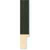 Cornice Walther in legno Madrid 7x10 cm verde vetro trasparente