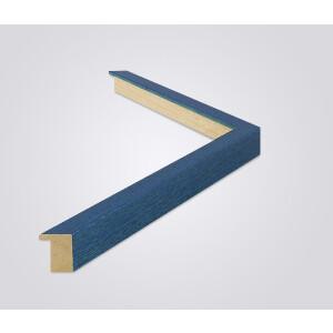 Walther Cornice in legno Madrid 35x50 cm blu vetro trasparente