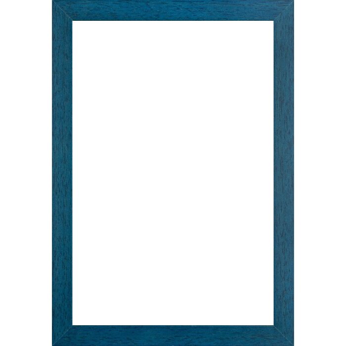 Walther Cornice in legno Madrid 50x50 cm vetro blu trasparente