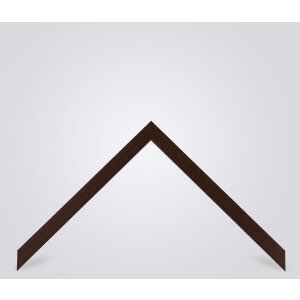 Walther Cornice in legno Madrid 45x80 cm marrone scuro vetro trasparente