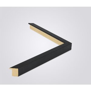 Telaio in legno Walther Madrid 50x70 cm nero vetro trasparente