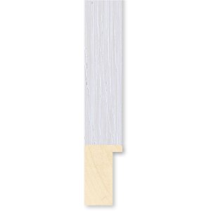 Telaio in legno Walther Madrid 60x80 cm crema bianco vetro trasparente