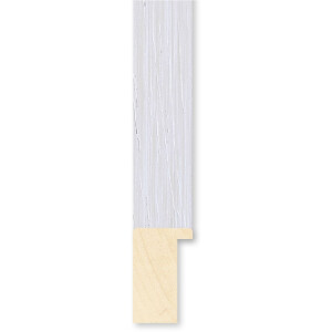 Telaio in legno Walther Madrid 61x91,5 cm bianco crema vetro trasparente