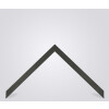 Walther cornice in legno Madrid 18x32 cm grigio scuro vetro trasparente