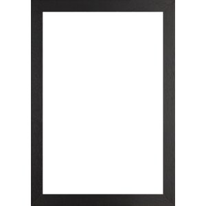 Walther Cornice in legno Madrid 7x10 cm grigio scuro vetro trasparente