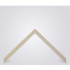 Walther Cornice in legno Madrid 15x20 cm struttura in rovere crema vetro trasparente