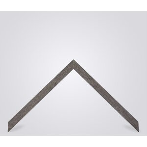 Walther Cornice in legno Madrid 25x60 cm Struttura in rovere grigio Vetro trasparente