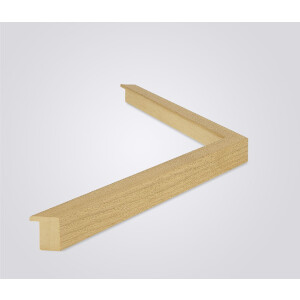 Walther Cornice in legno Madrid 25x30 cm struttura in rovere naturale vetro trasparente