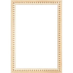 Walther cornice barocca in legno bianco alce 30x40 cm...