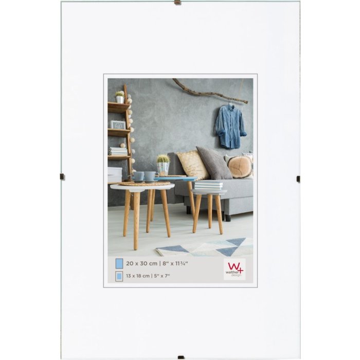 Portafoto senza cornice - 29.7x42 cm - vetro antiriflesso - din a3