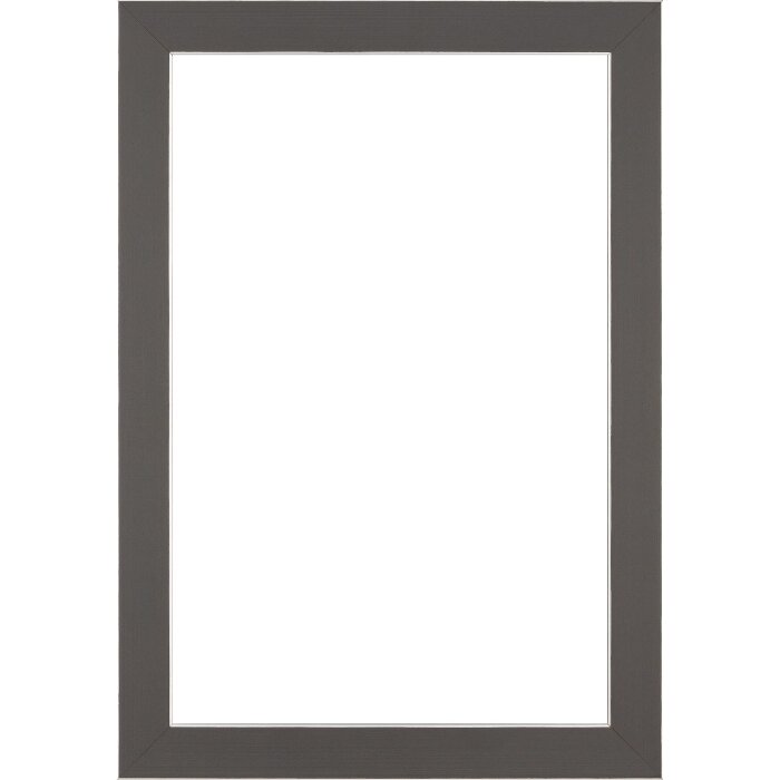 Walther cornice in legno Bilbao con bordo argentato 29,7x42 cm vetro grigio trasparente