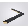 Walther Cornice in legno Rovere Cordoba Struttura nera 20x20 cm Vetro trasparente
