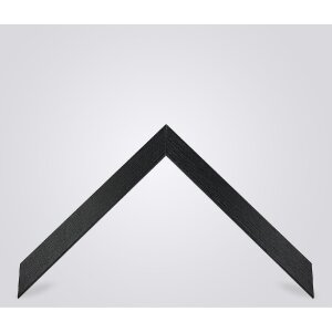 Walther Cornice in legno Rovere Cordoba Struttura nera 23x70 cm Vetro trasparente