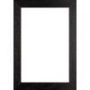 Walther Cornice in legno Rovere Cordoba Struttura nera 23x70 cm Vetro trasparente