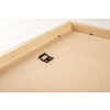 Walther Cornice in legno Rovere Cordoba Struttura nera 30x30 cm Vetro trasparente