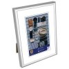 Cornice in plastica Napoli 10x15 cm argento