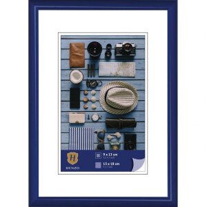 Henzo Cornice in plastica Napoli 13x18 cm blu