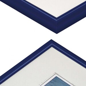 Henzo Cornice in plastica Napoli 13x18 cm blu